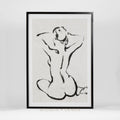 Female Silhouette Wall Art A