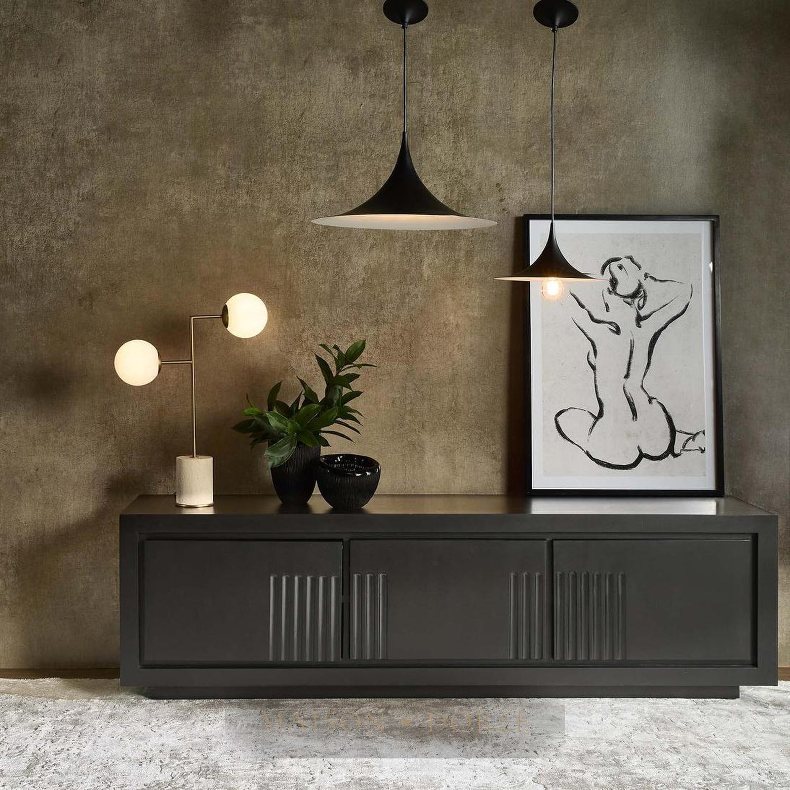 Female Silhouette Wall Art A - view 3
