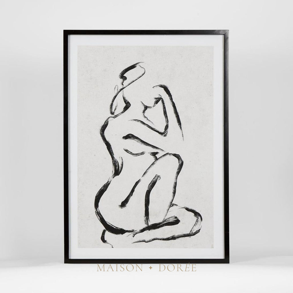 Female Silhouette Wall Art B