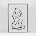 Female Silhouette Wall Art B