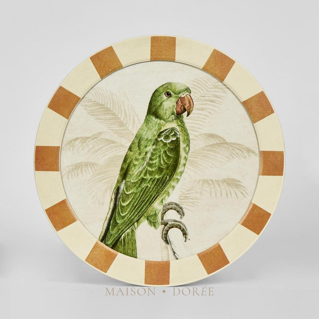 Parrots Round Wall Art Set of 4 - view 2