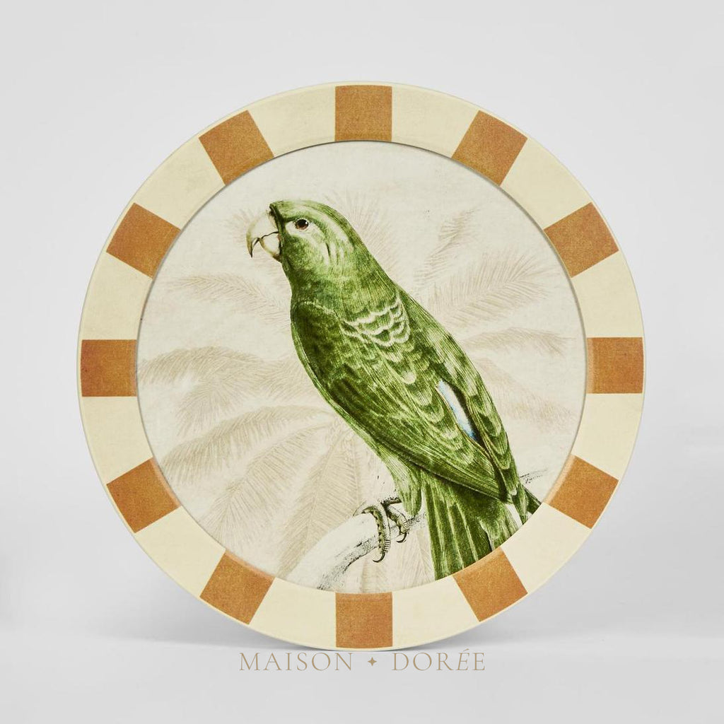 Parrots Round Wall Art Set of 4 - view 3