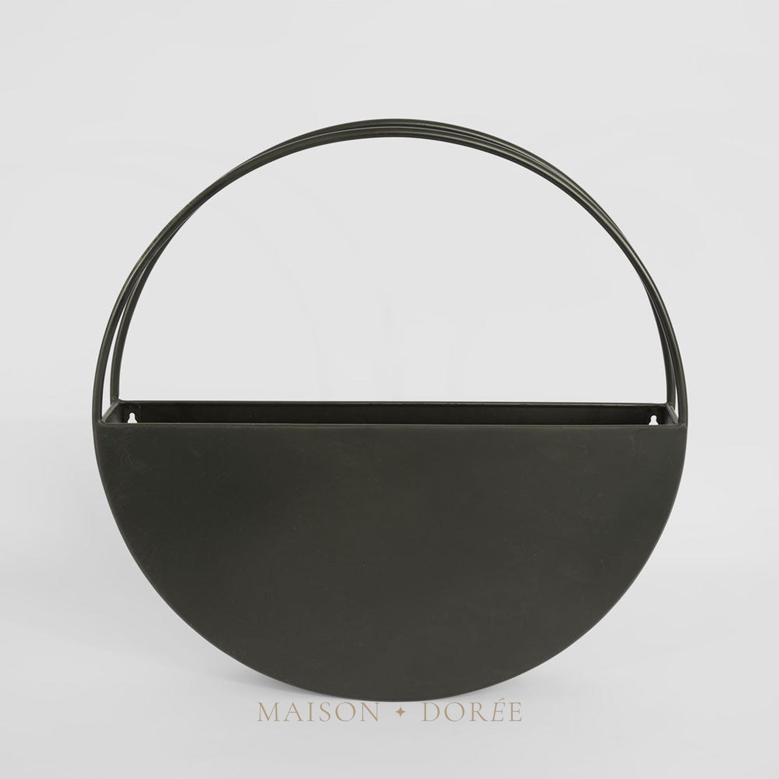 Opal Outdoor Wall Planter Large 60cm Black