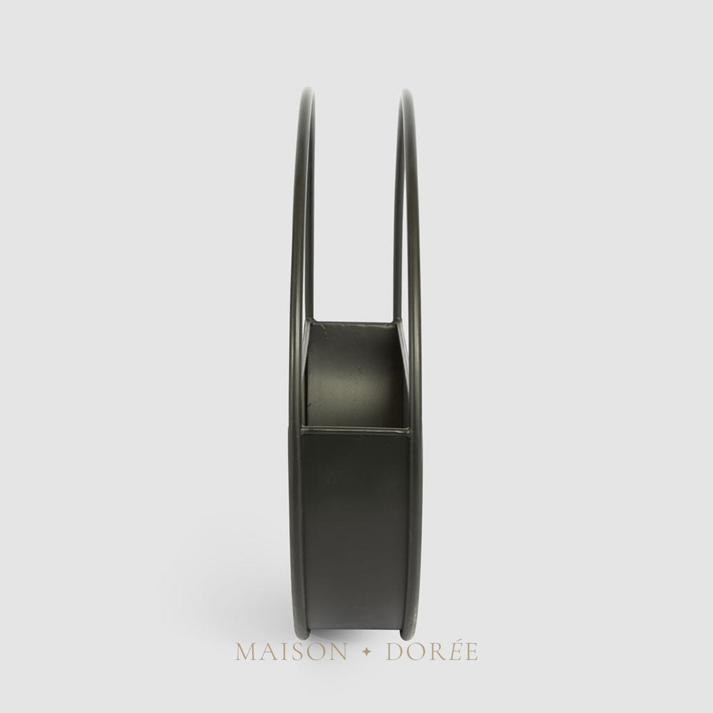 Opal Outdoor Wall Planter Large 60cm Black - view 3
