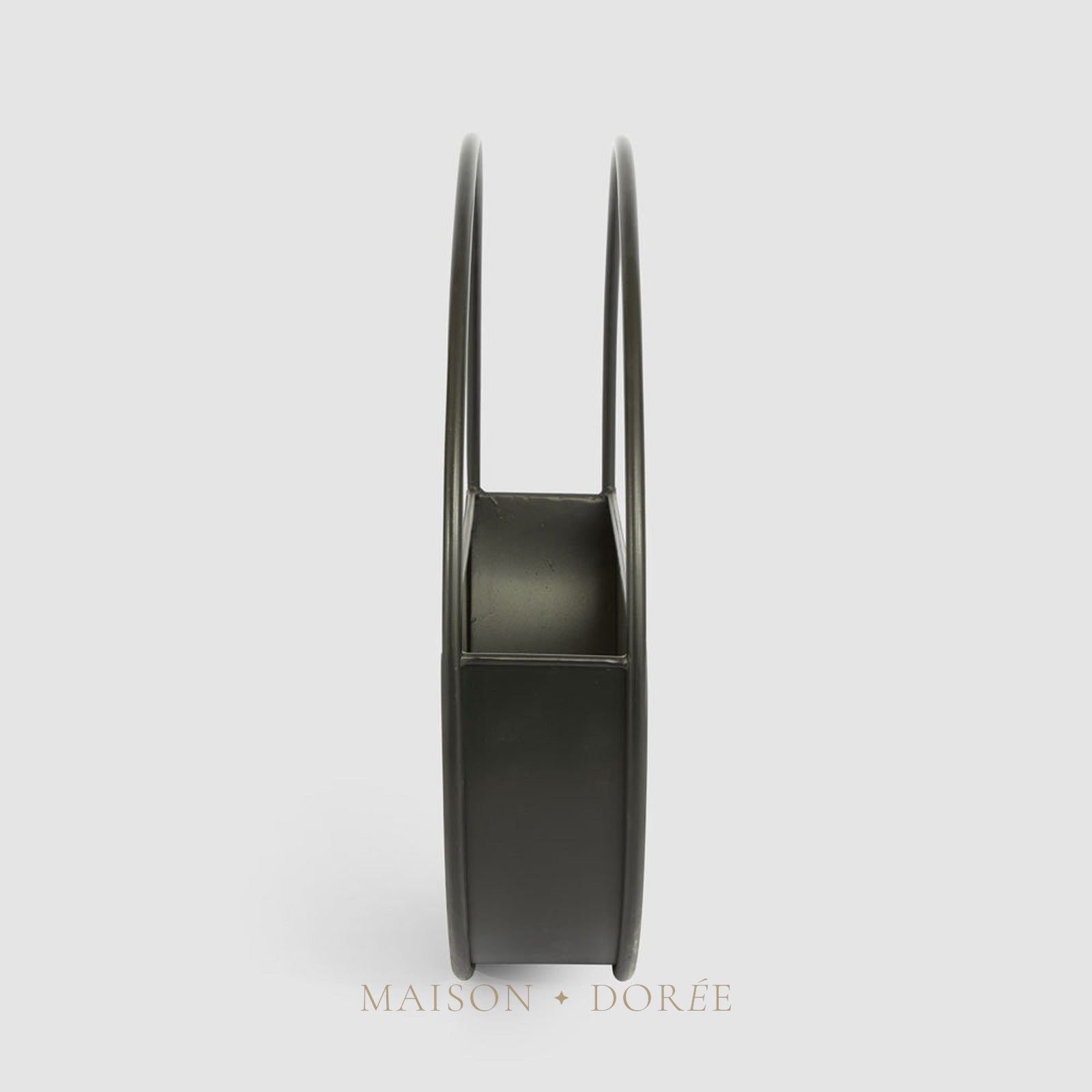 Opal Outdoor Wall Planter Large 60cm Black - view 3