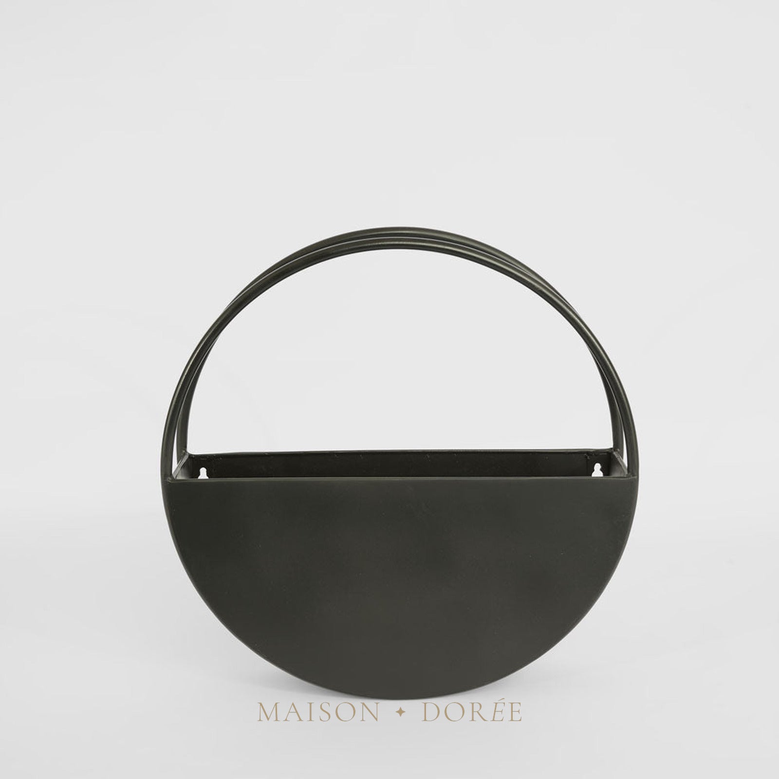 Opal Outdoor Wall Planter Small 40cm Black