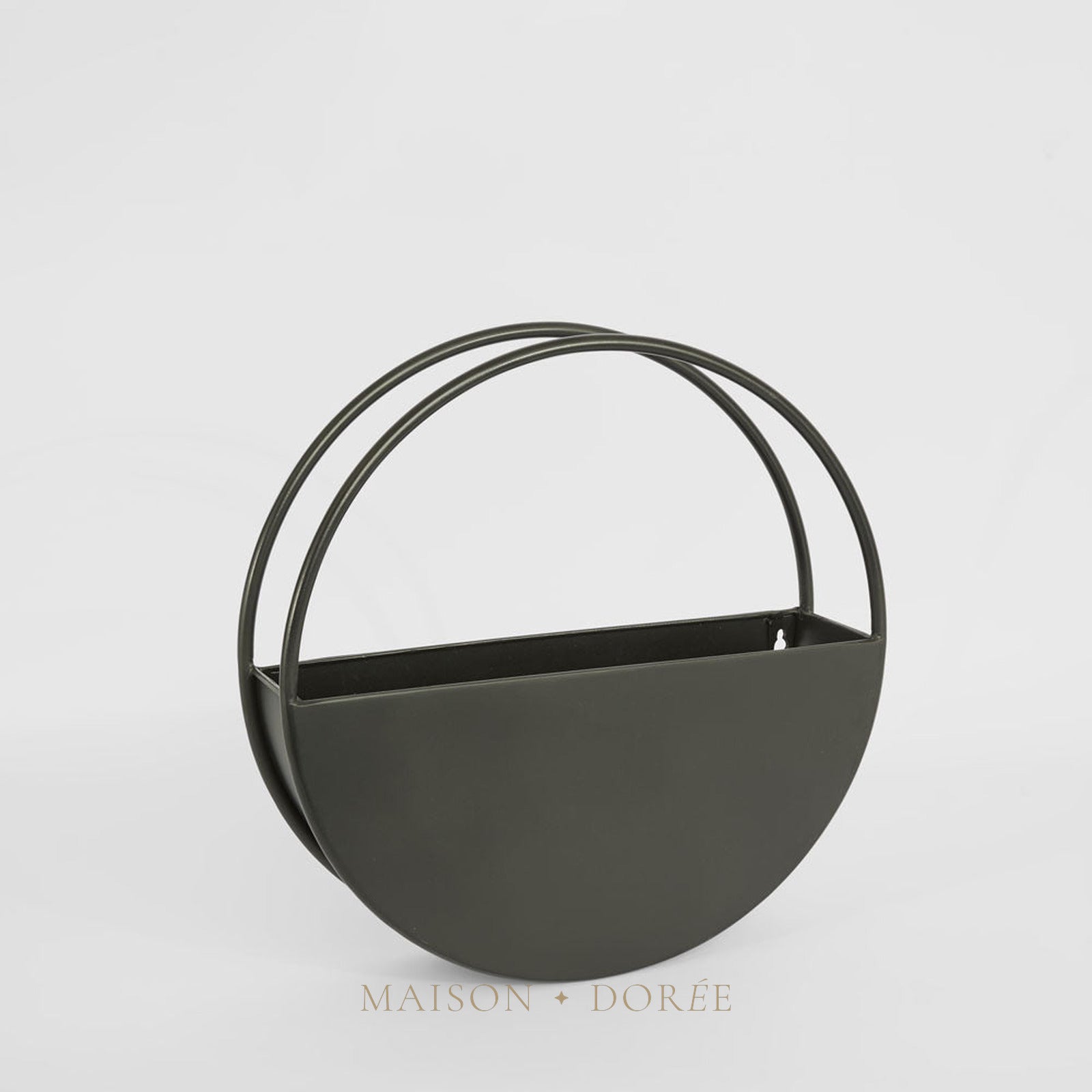 Opal Outdoor Wall Planter Small 40cm Black - view 2