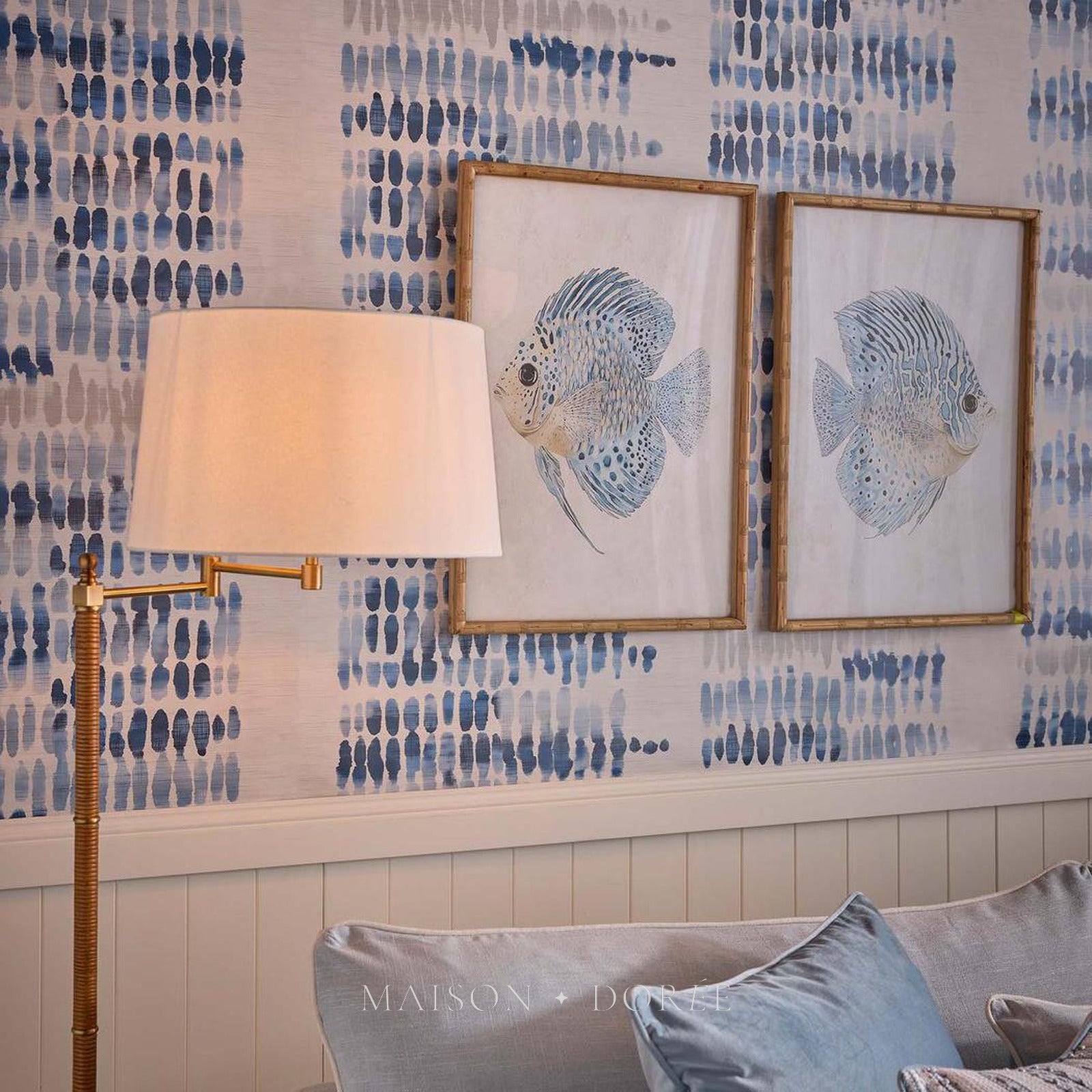 Azure Reef Fish A Wall Art 50x70cm - view 2
