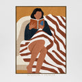 The Reader Canvas Wall Art 90x120cm