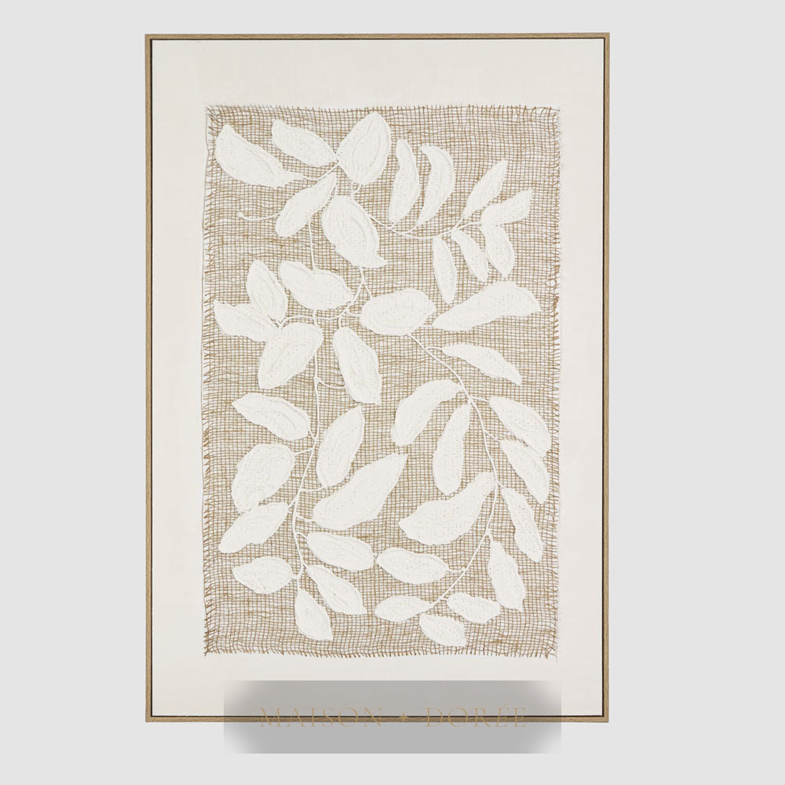 Linen Botanica A Wall Art 82.5 x 122.5cm