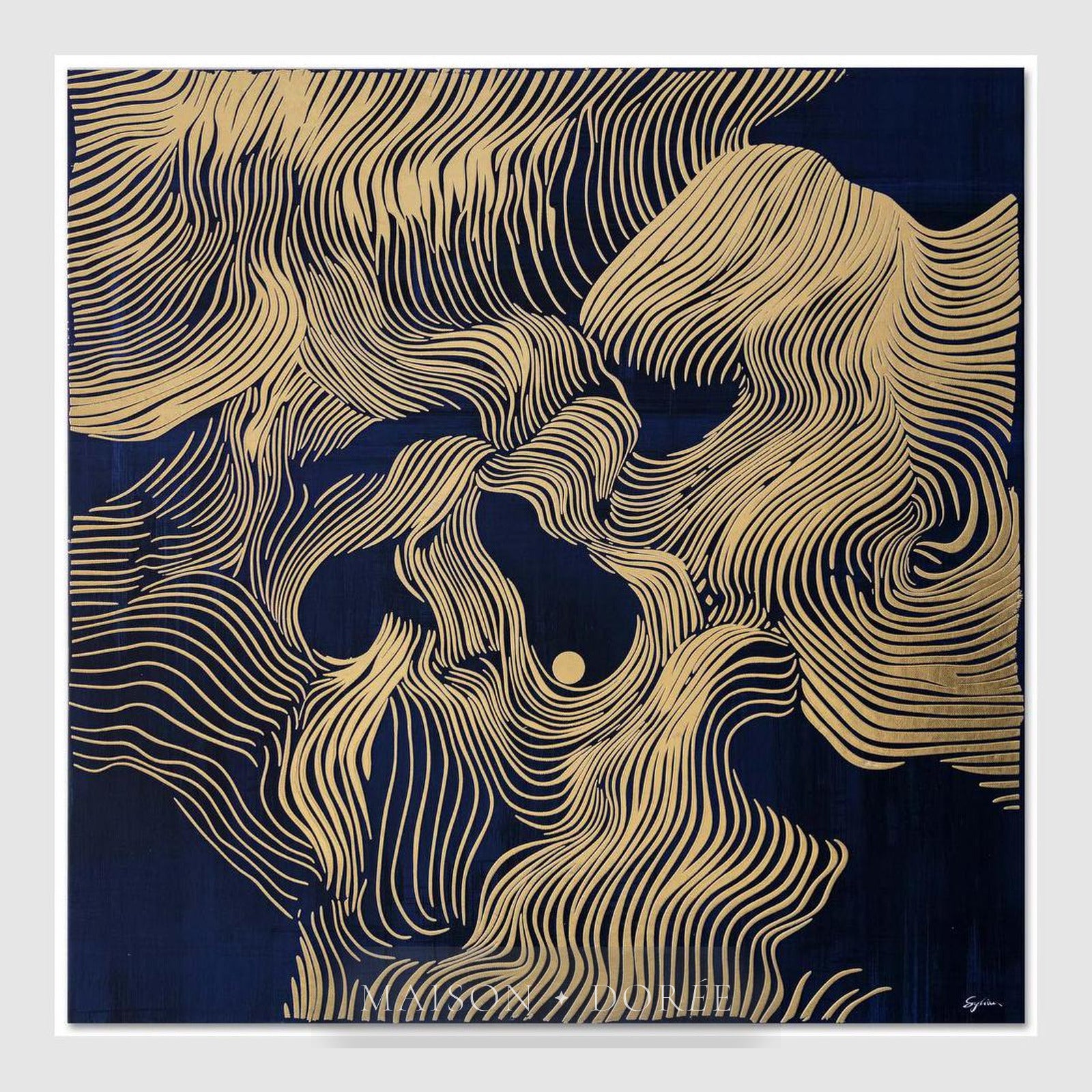 Celestial Currents A Wall Art 82.5 x 82.5cm