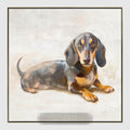 Dachshund Daydream Wall Art 42.5 x 42.5cm