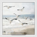 Seaside Flight Wall Art 82.5 x 82.5cm