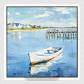 Harbour Stillness Wall Art 62.5 x 62.5cm