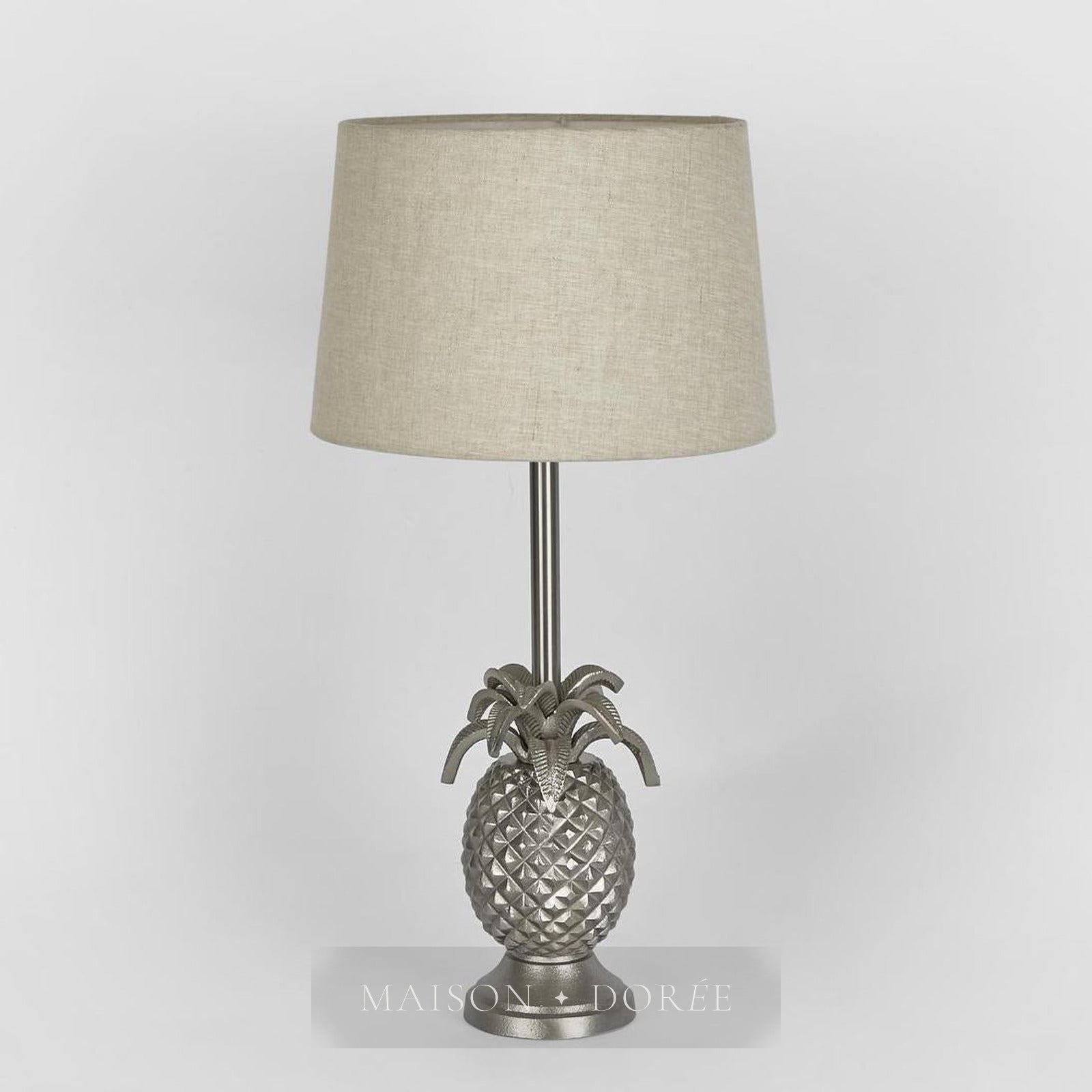 St Martin Table Lamp Base Antique Silver- Base Only