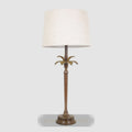 Casablanca Table Lamp Base Brown- Base Only