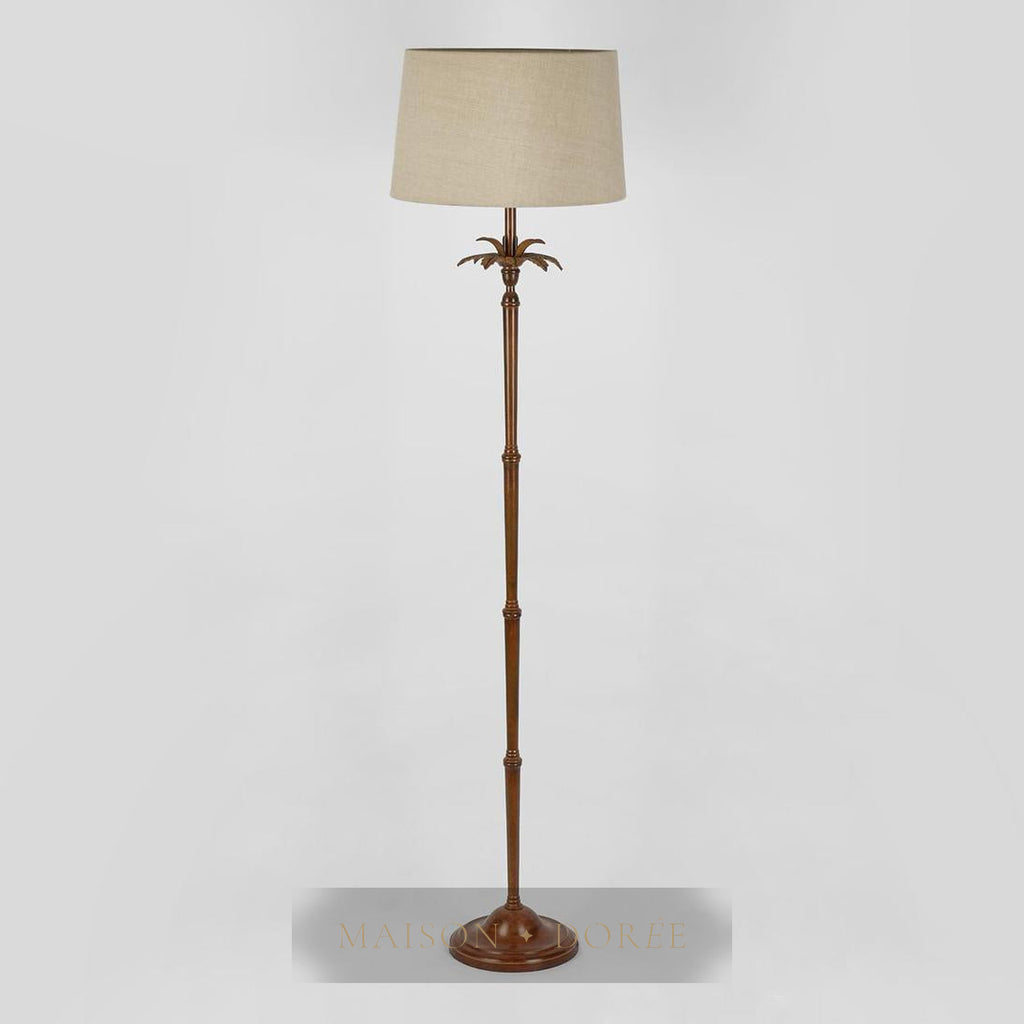 Casablanca Floor Lamp Base Brown- Base Only