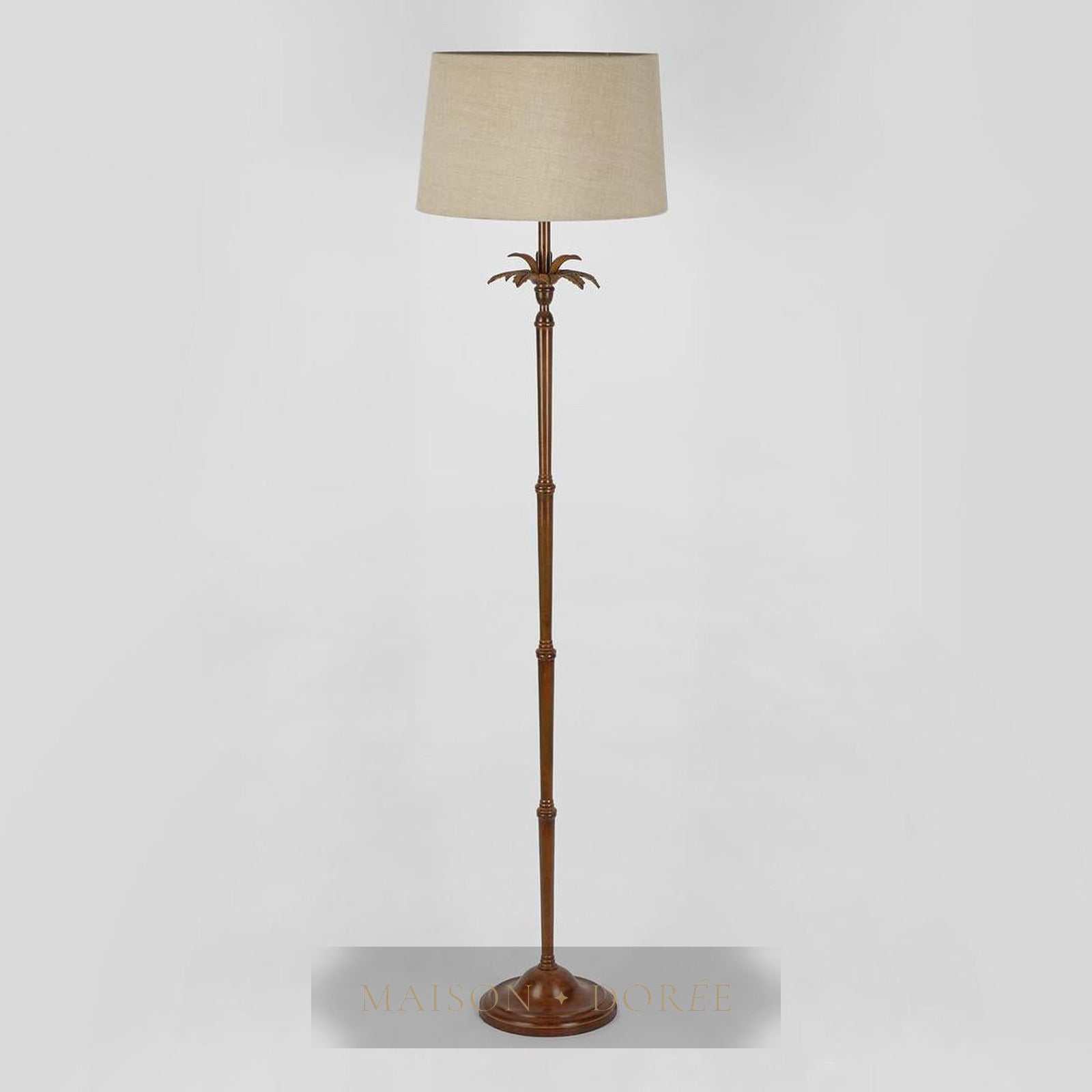 Casablanca Floor Lamp Base Brown- Base Only