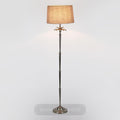 Casablanca Floor Lamp Base Antique Silver- Base Only