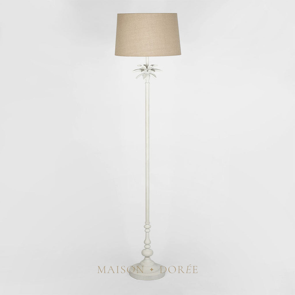 Casablanca Floor Lamp Base White- Base Only
