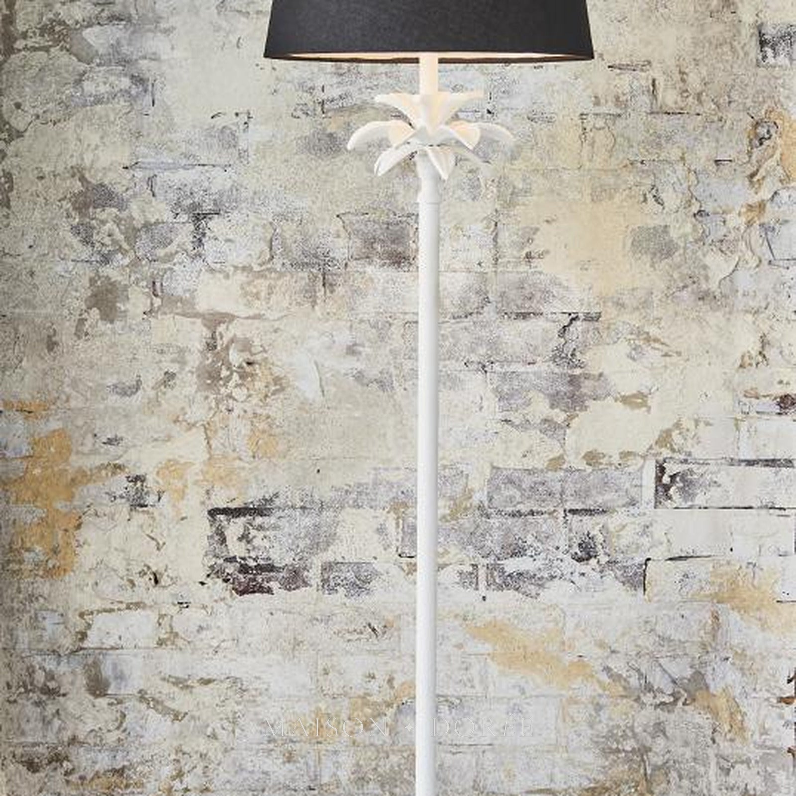 Casablanca Floor Lamp Base White- Base Only