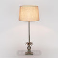 Caribbean Pineapple Table Lamp Base Antique Silver- Base Only
