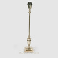 Lyon Candlestick Table Lamp Base Antique Silver- Base Only