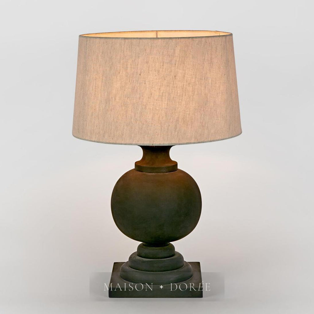 Coach Table Lamp Base Black- Base Only