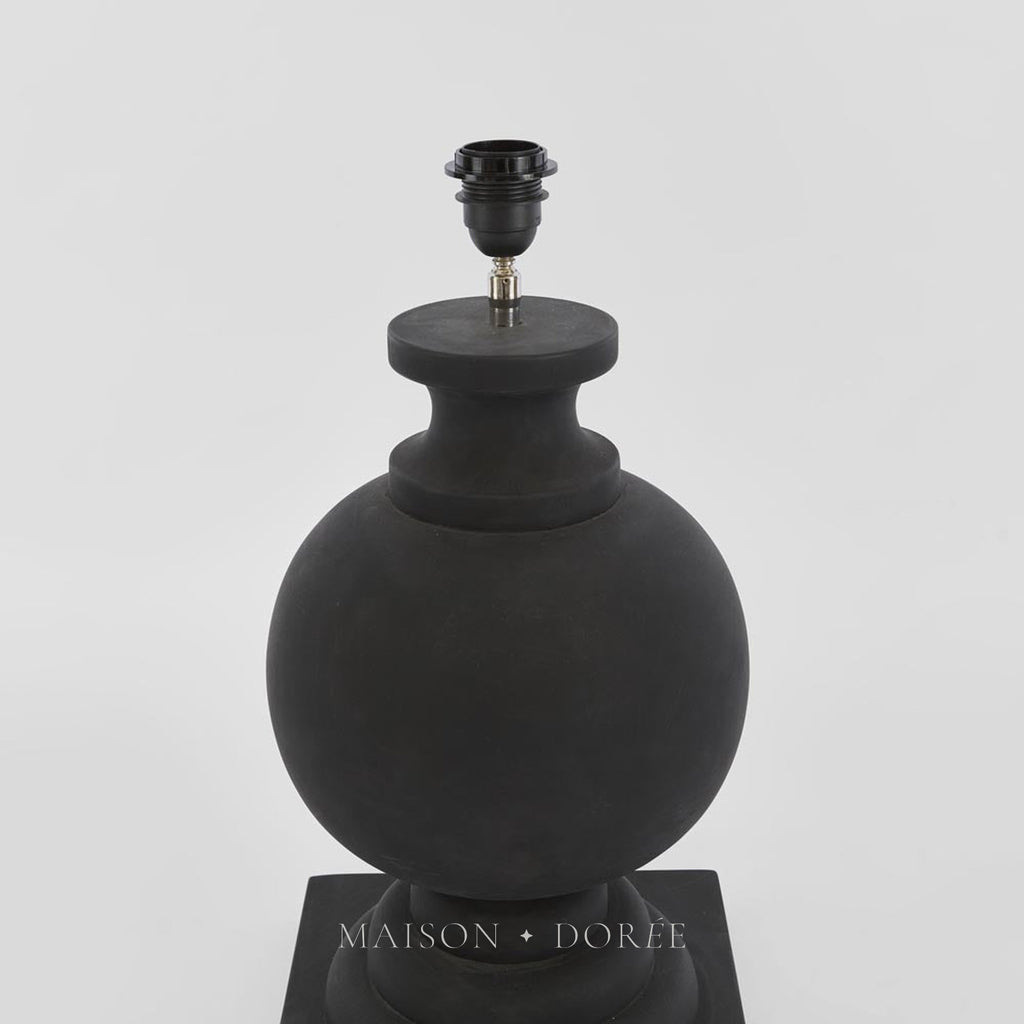 Coach Table Lamp Base Black- Base Only