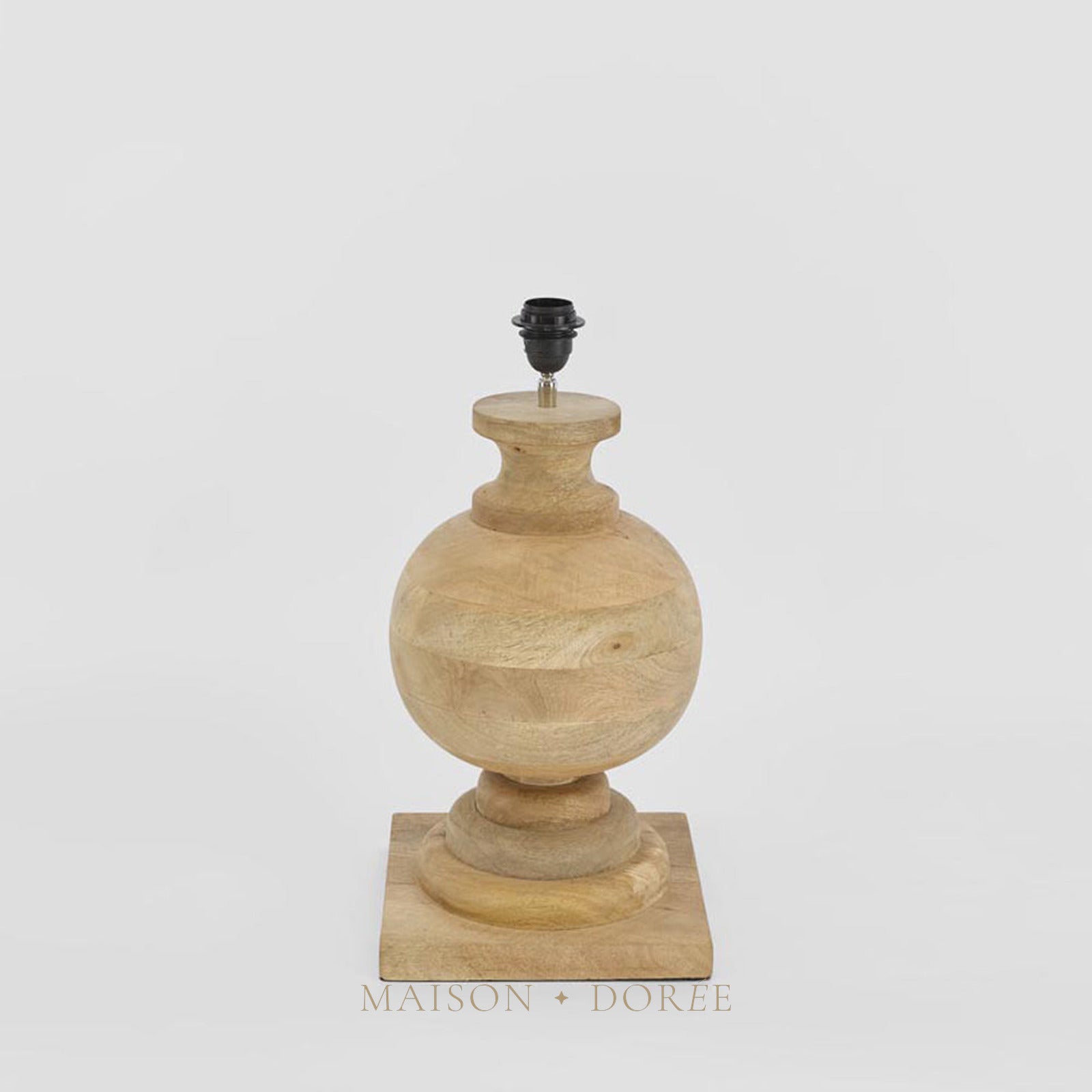 Coach Table Lamp Base Natural- Base Only