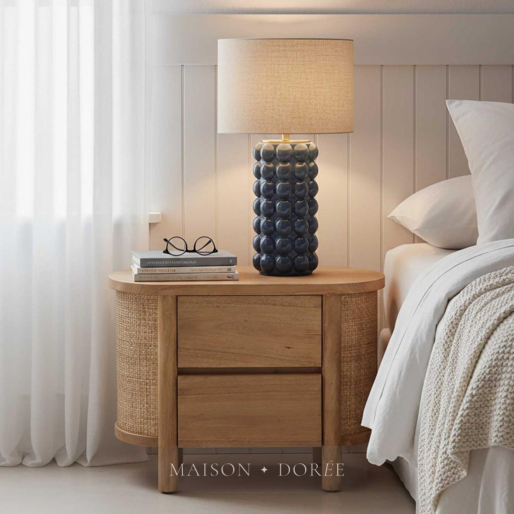 Condotti Blue Table Lamp & Shade