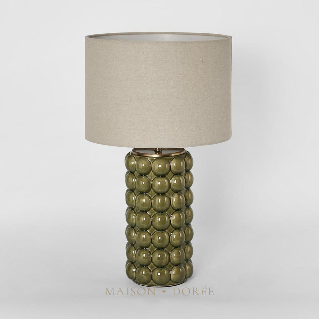 Condotti Green Table Lamp & Shade
