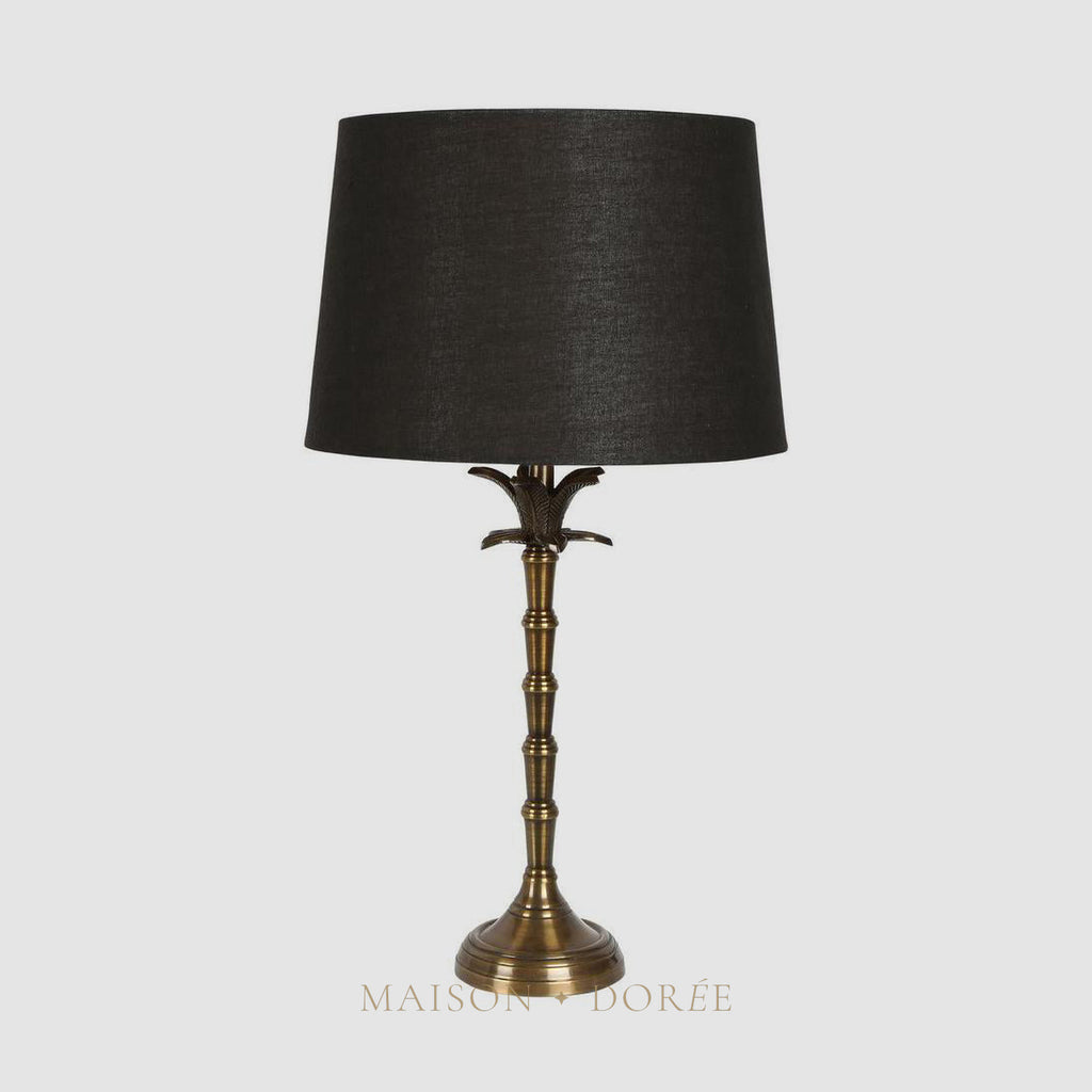 Bahama Table Lamp Base Small Brass- Base Only