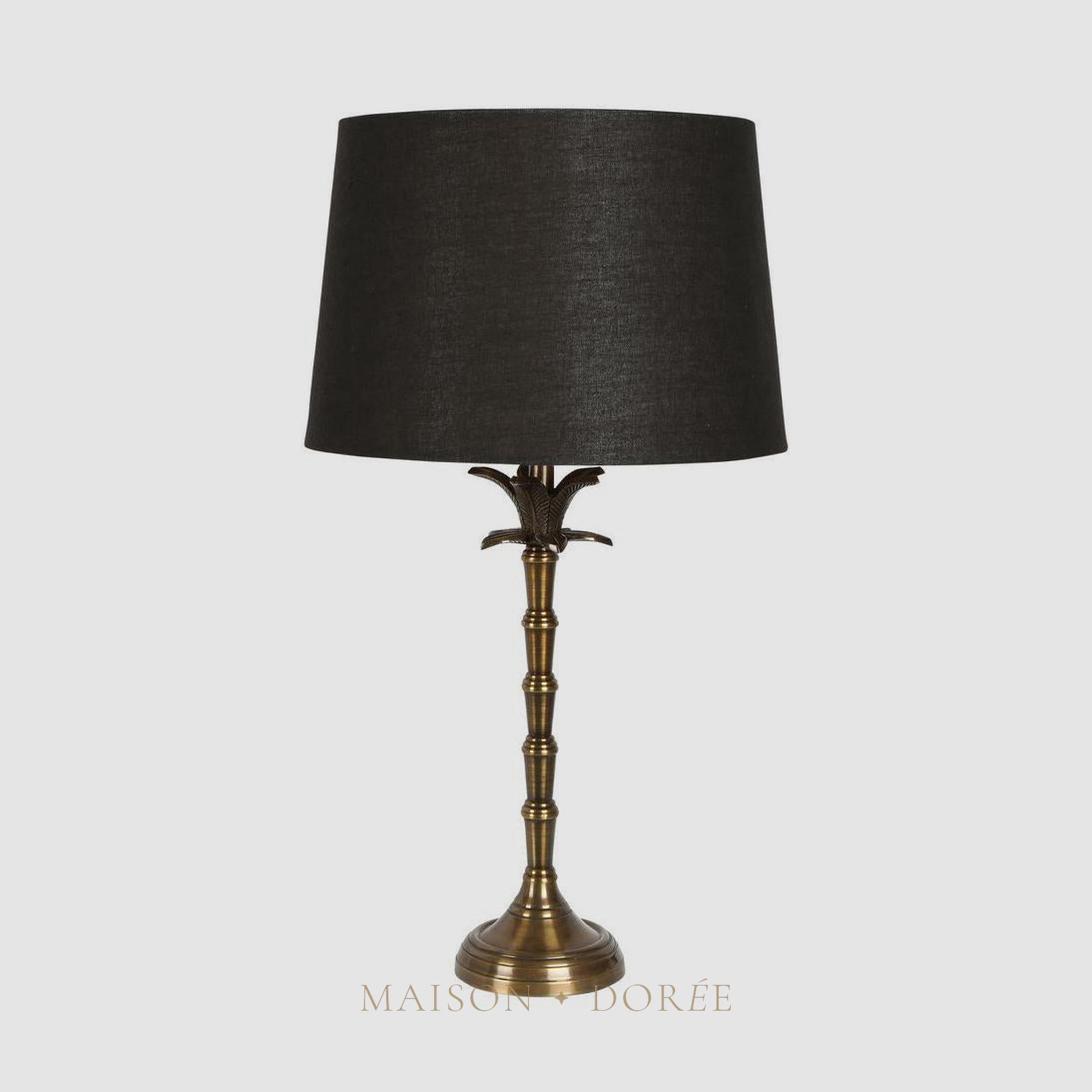 Bahama Table Lamp Base Small Brass- Base Only