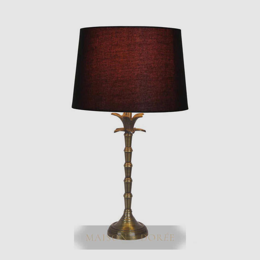 Bahama Table Lamp Base Small Brass- Base Only