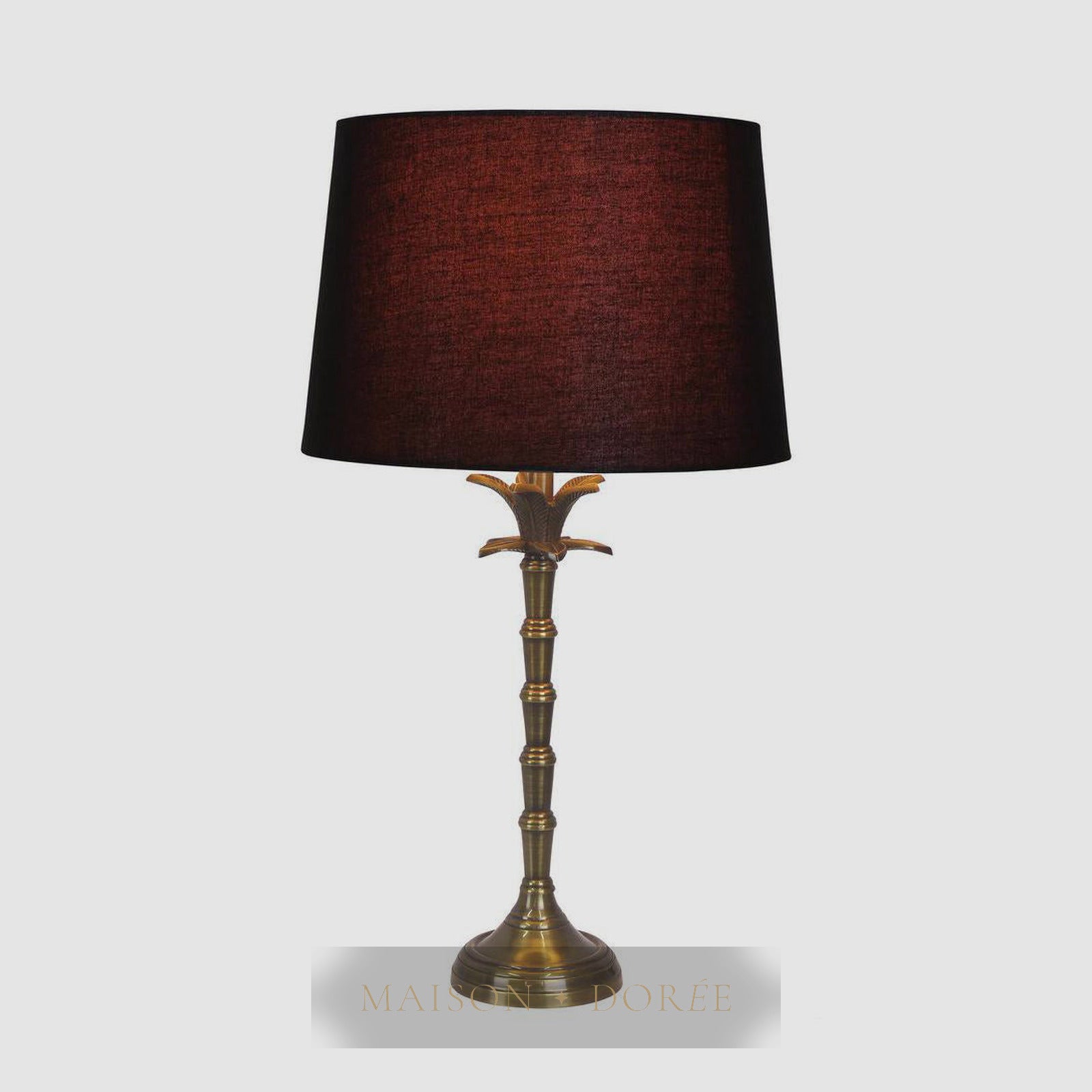 Bahama Table Lamp Base Small Brass- Base Only