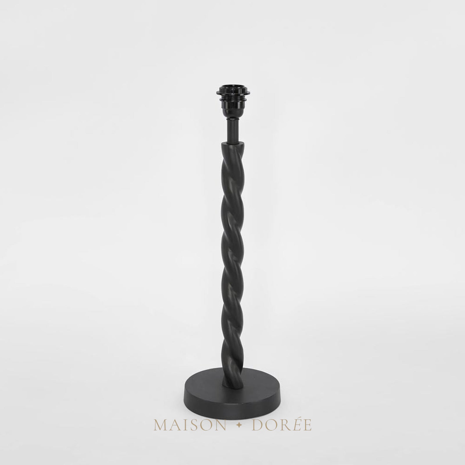 Papillon Table Lamp Base Black - Base Only