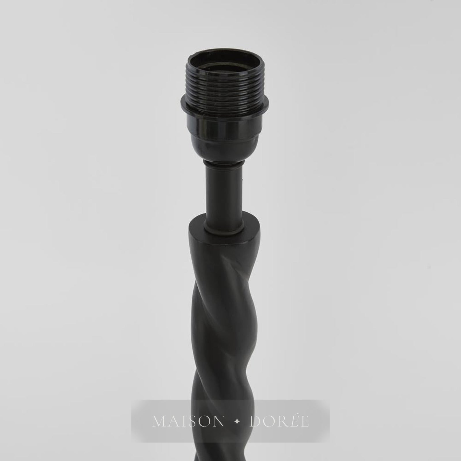 Papillon Table Lamp Base Black - Base Only