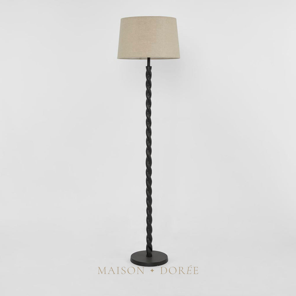 Papillon Floor Lamp Base Black - Base Only — Black