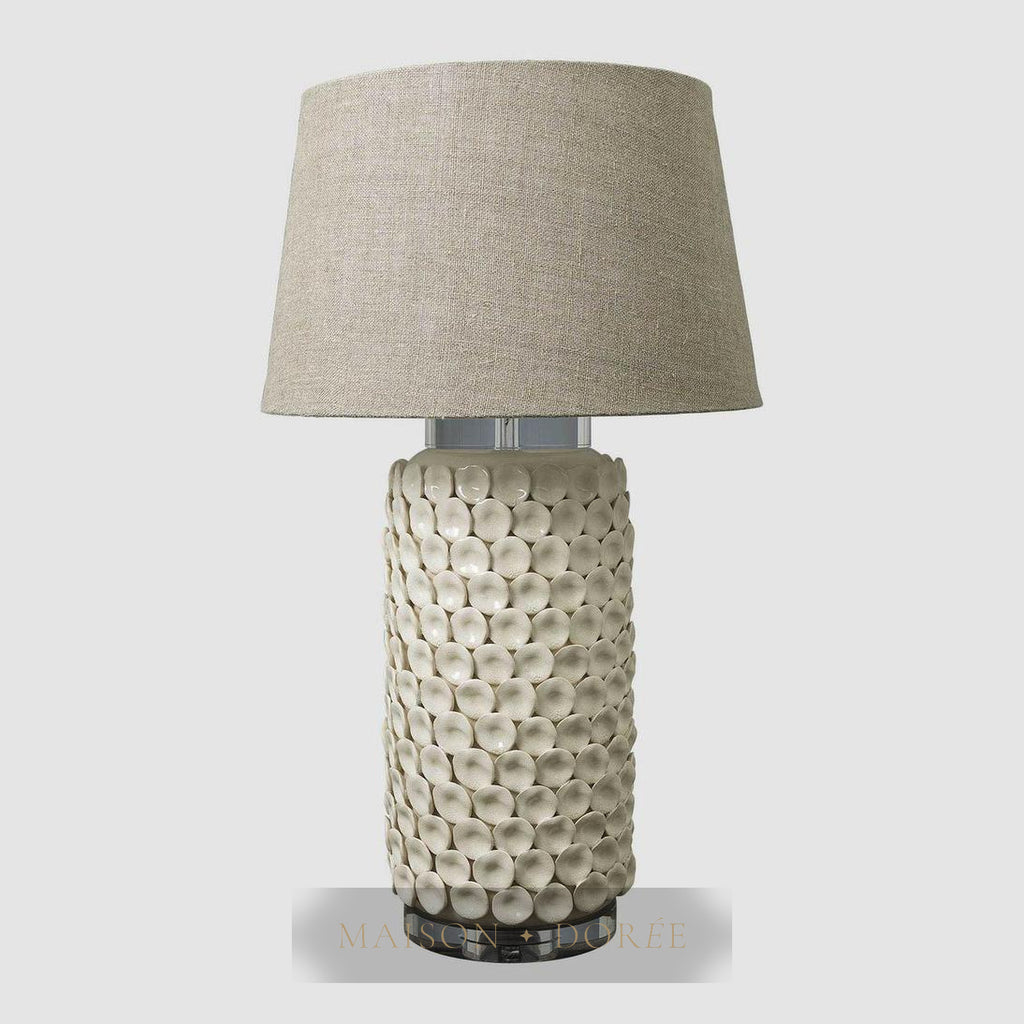 Kenilworth Ceramic Table Lamp Base Cream- Base Only
