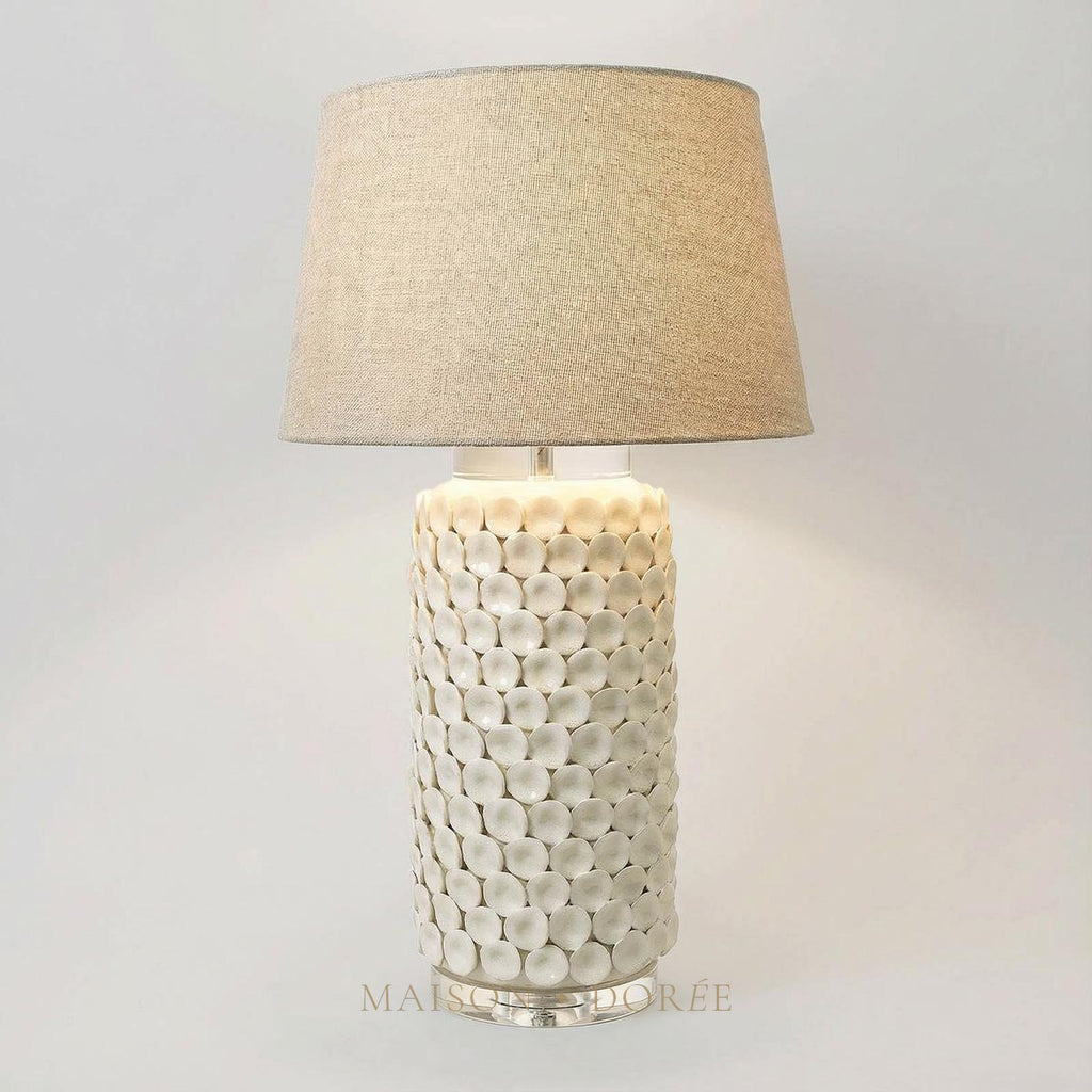 Kenilworth Ceramic Table Lamp Base Cream- Base Only