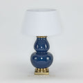 Matisse Ceramic Midnight Blue Table Lamp & Shade