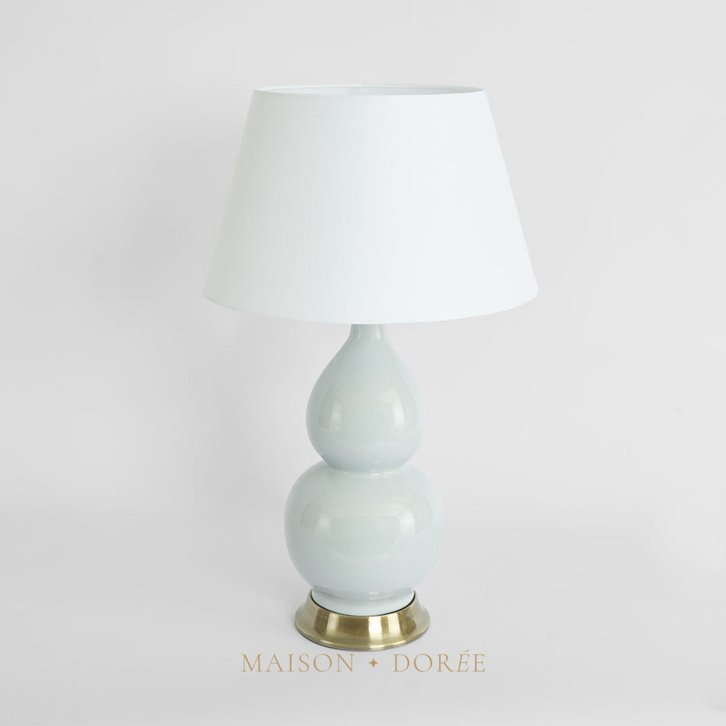 Terrigal Ceramic Pale Blue Table Lamp & Shade