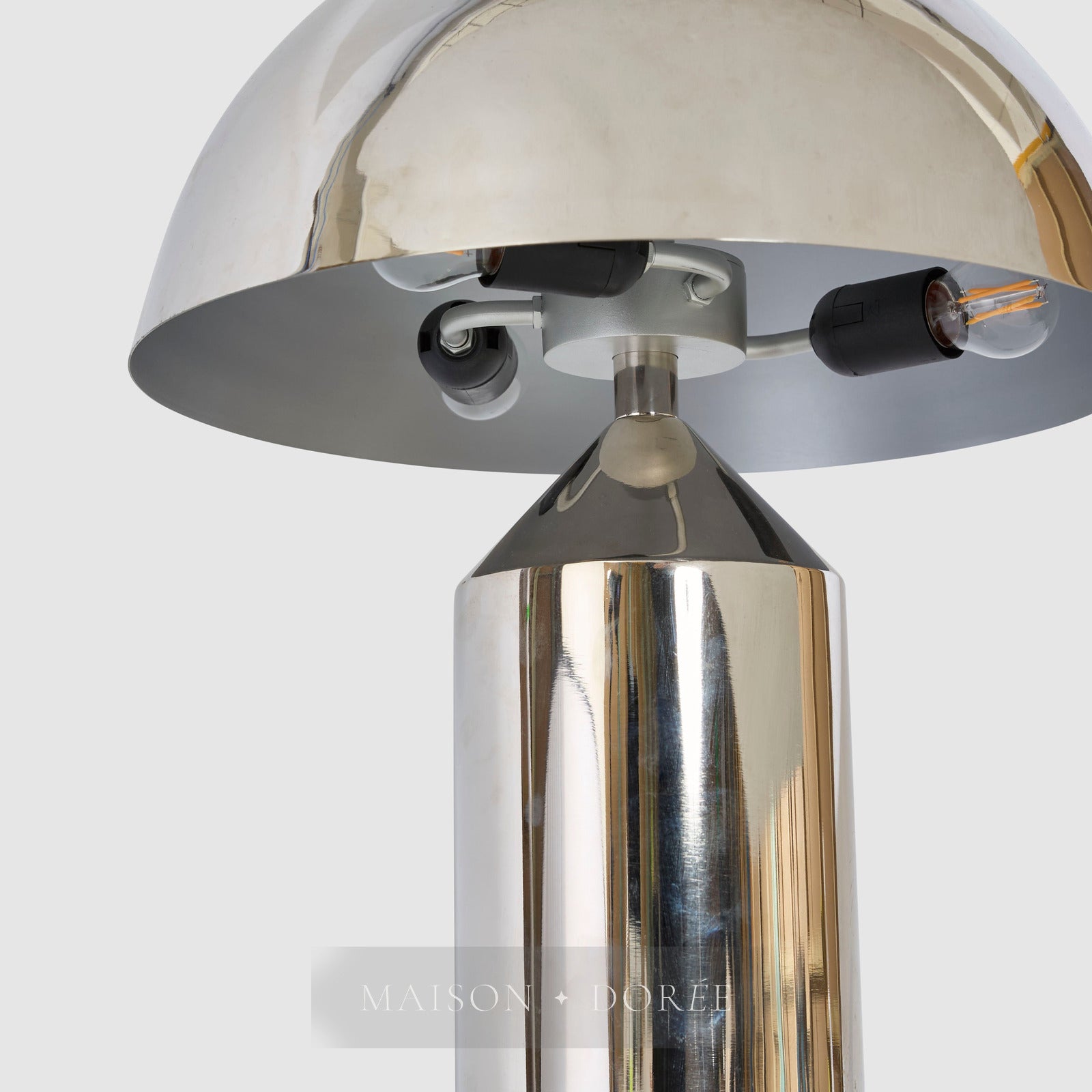 Jacaranda Table Lamp Shiny Nickel
