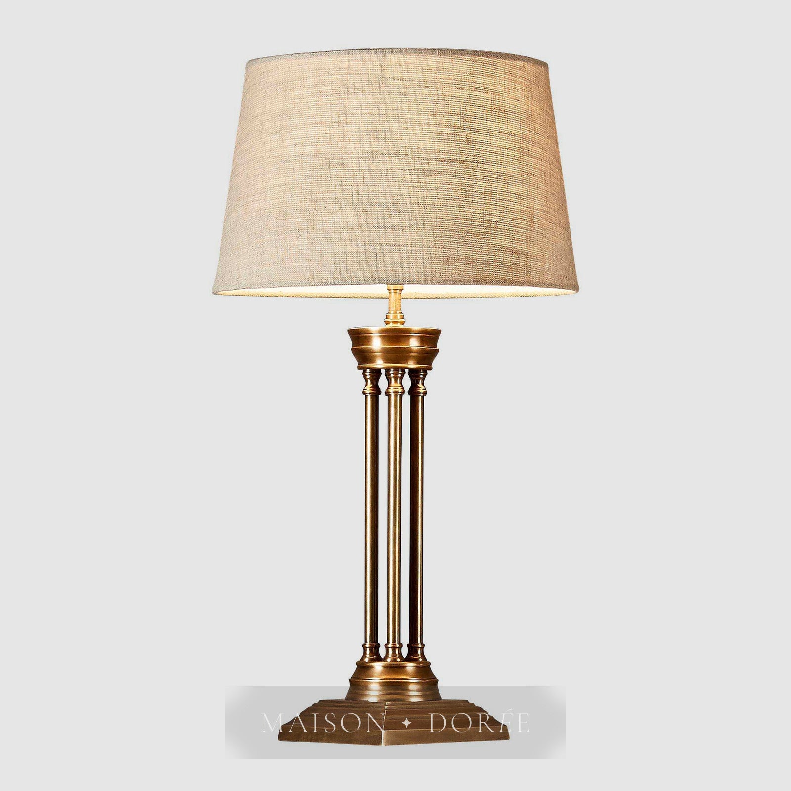 Hudson Table Table Lamp Base Brass- Base Only