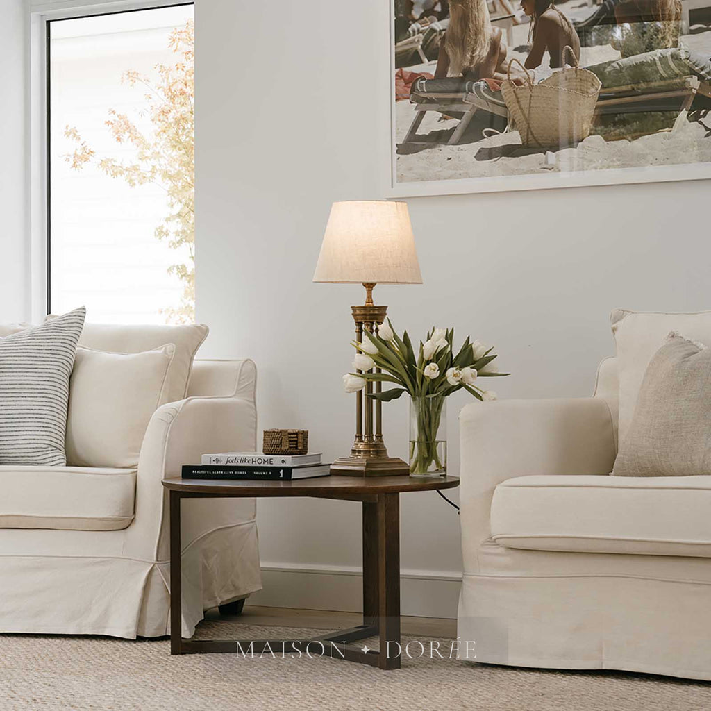 Hudson Table Table Lamp Base Brass- Base Only
