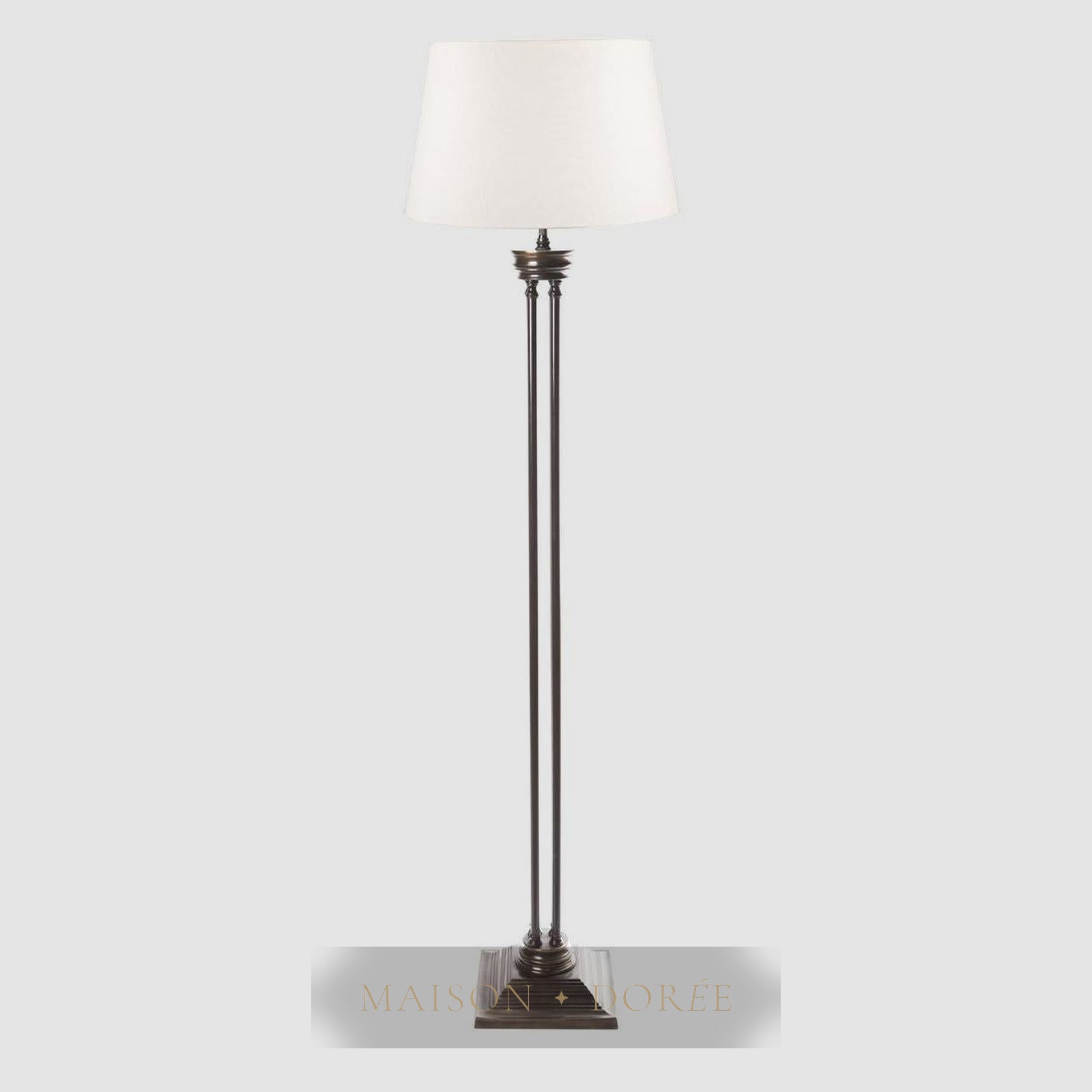 Hudson Floor Lamp Base Bronze- Base Only