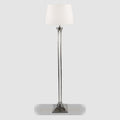 Hudson Floor Lamp Base Antique Silver- Base Only
