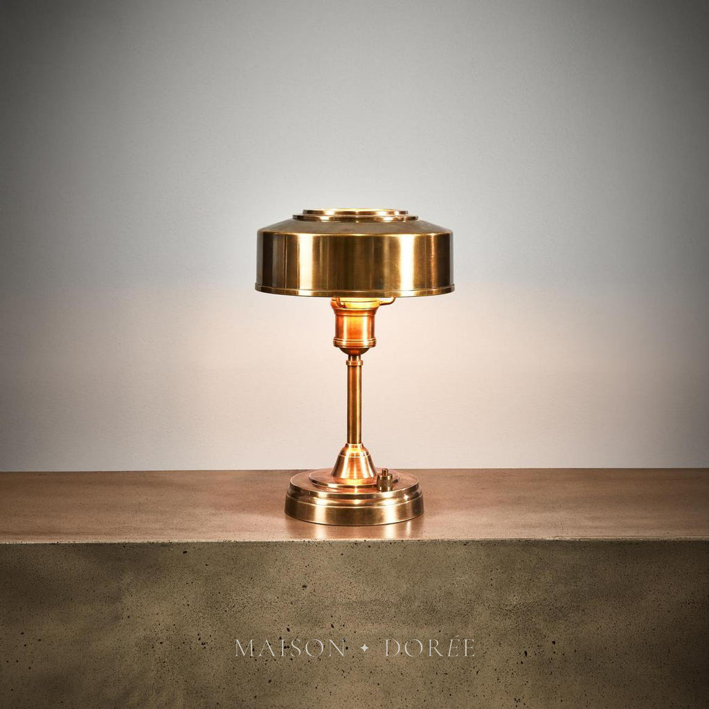 Bankstown Table Lamp Antique Brass