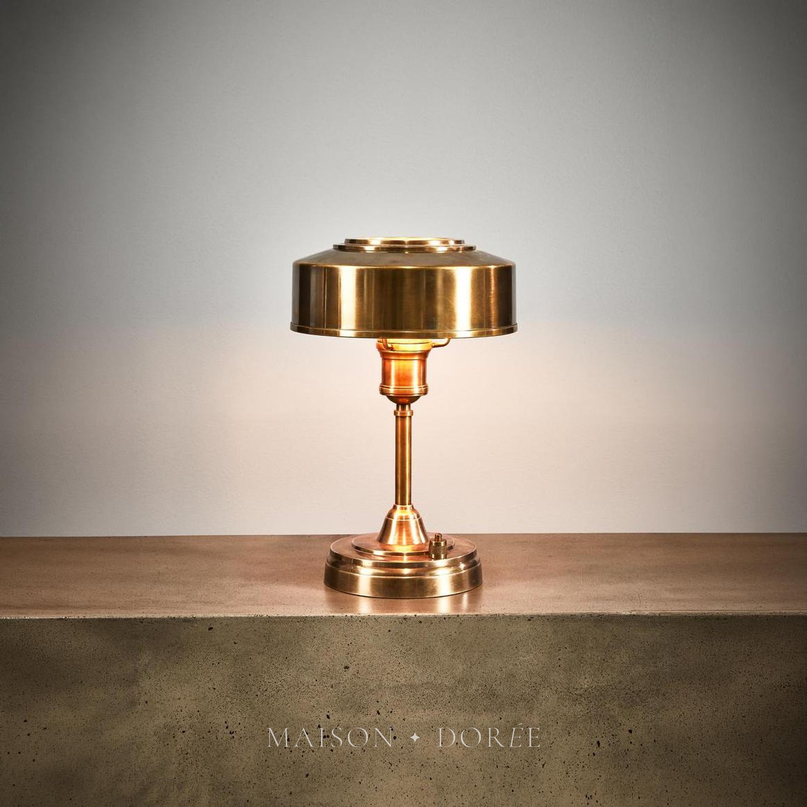 Bankstown Table Lamp Antique Brass